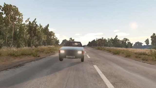 Авария Виктора Цоя  BeamNGdrive