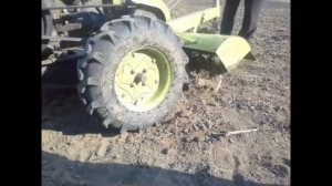 Мотоблок  CROSSER 8 к.с  фрезування.