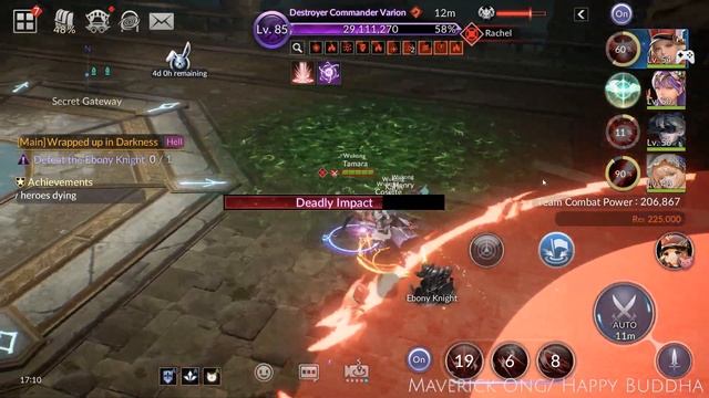 Seven Knights 2 - Destroyer Commander Varion [ Hell ] смотреть онлайн