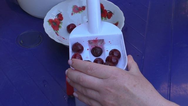 КАК УДАЛИТЬ ИЗ ВИШЕН КОСТОЧКИ! Купила машинку для удаления косточек , обзор. смотреть онлайн