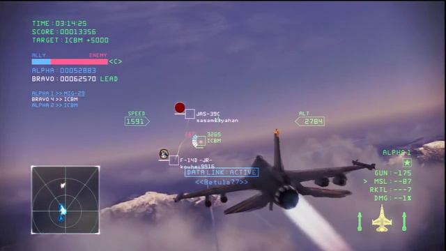 Ace Combat: Infinity - F-2A Nagase - Alps Air Corridor 1/29/2015 смотреть онлайн