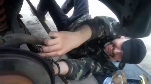Вырвало рулевую тягу, чиним