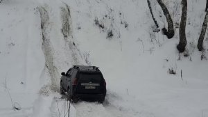 Toyota LC Prado на бездорожье. Володарский карьер январь 2021. Прадо клуб