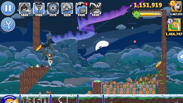 HOW TO GET the HIGHEST SCORE POWER-UP for Level 1 in Angry Birds Friends Tournament 1360 смотреть онлайн