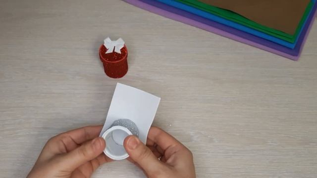 ? Коробочка для украшения мини подарок ?. Поделка из картонных трубочек с фоамиранам своими руками смотреть онлайн