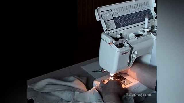 Обработка зигзагом срезов плечевых швов. МК - Как сшить платье. Школа шитья Белошвейка