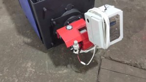 Обзор котла Огонь Труба на 50 кВт на отработанном масле! А может работать и на дизеле, и на газу!