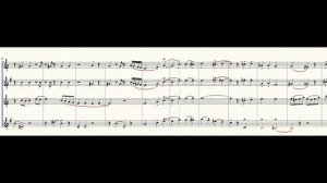 Mister Sandman - saxophone quartet