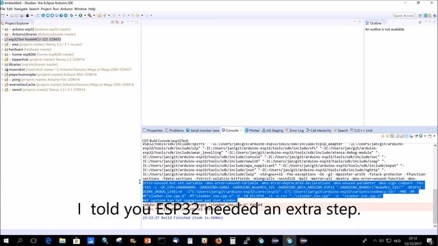 Sloeber install platform Arduino-esp32 from github смотреть онлайн