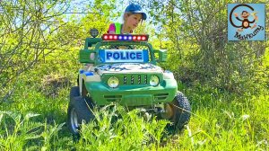 Дети и Машина. Диана и Даня, Милан играют в полицию и погоню на машине. Манкиту Истории