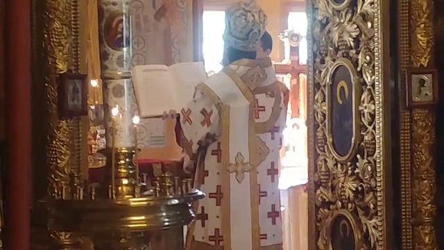 Рукоположение Артёма в дьяконы.