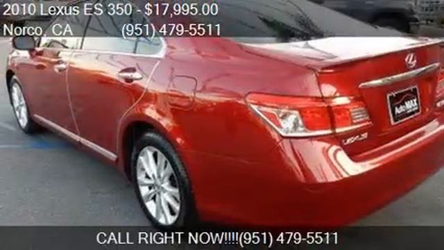 2010 Lexus ES 350 Base 4dr Sedan for sale in Norco, CA 92860 смотреть онлайн