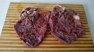 Отбивные из свиного сердца