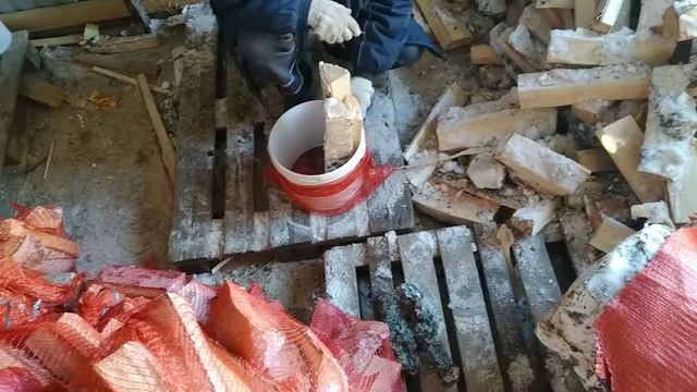 Упаковка дров в сетки смотреть онлайн