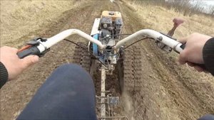 Такого тест драйва гусениц для мотоблока ещё ни кто показывал.