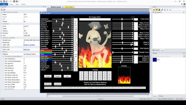 Construct 2 - Shader FX + Editor / #gamedev #construct2 #programming #code