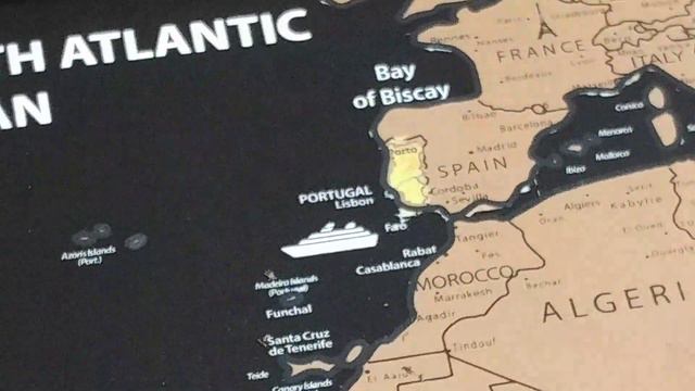 Scratch off World Map - Personalized Travel Tracker Map Unboxing and Quick Review смотреть онлайн