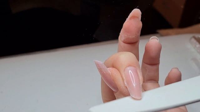 МК ДЛЯ СЕБЯШЕК/Ногти на верхних формах/салонный миндаль смотреть онлайн
