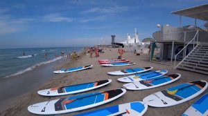 Поповка 2021 Крым, Евпатория. Песочный пляж , Z.City Казантип, отдых в Крыму сегодня 2021