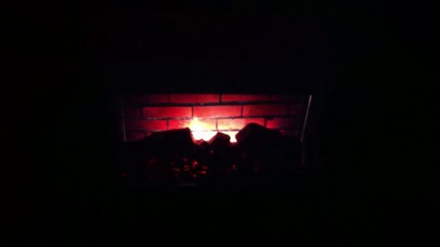 Электрокамин в работе. смотреть онлайн