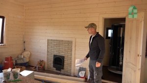 Каркасная баня с просторной комнатой отдыха. ЛенСтройДом.