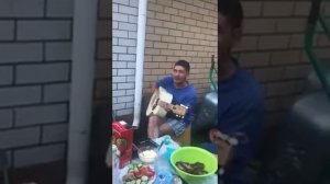 Доктор Албан  IT'S MY LIFE  на гитаре, такого еще вы не видели