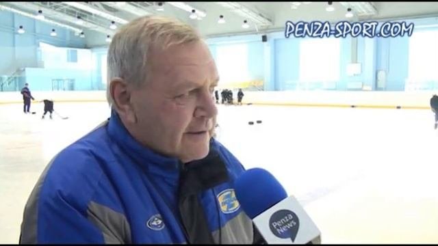 Тренировка воспитанников школы хоккея «Дизель»