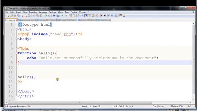26  PHP Tutorial in Filipino Part 26   Include and Require Function