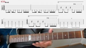 Megadeth   Take No Prisoners rhythm guitar lesson