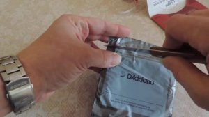 нейлоновые струны D'Addario EJ27N - открываем упаковку и смотрим