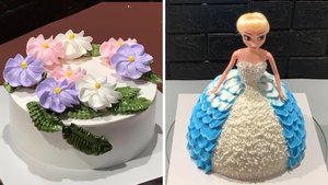 Потрясающий и лёгкий в оформлении торт!