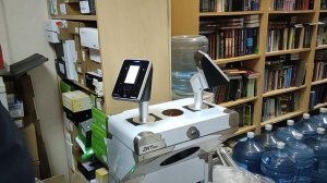 Установка терминалов Anviz FacePass7 с помощью кронштейнов Rots-2 на турникет.