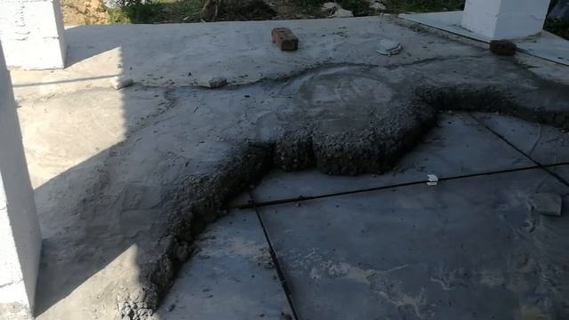 Заливка бетонного пола в беседке. смотреть онлайн