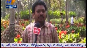 Heliconia attracting Coconut farmers in East Godavari - జైకిసాన్ - on 4th February 2015