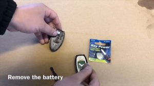 Nissan Juke 1.6 (2010-2019) Remote key battery replacement video