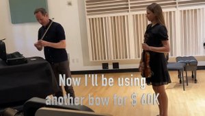 I am playing on a $2M violin - Karolina Protsenko