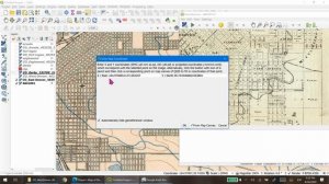 Georeferencing historical maps in QGIS