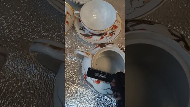 Видеообзор чайный сервиз китайский костяной фарфор 18 век