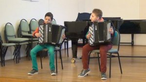 Финский танец. "Летка-Енка". Баян (дуэт)