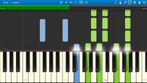Мария Чайковская - Красота (на пианино Synthesia)