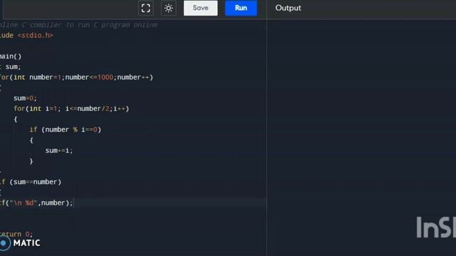 Perfect number | C programming