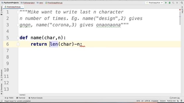 Python Practice Series 35 | Beginners | Level 1 | Basic | Print last n char n times | Programming