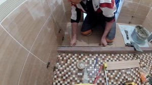 Трап (поддон) из мозайки своими руками часть 3 (финал)