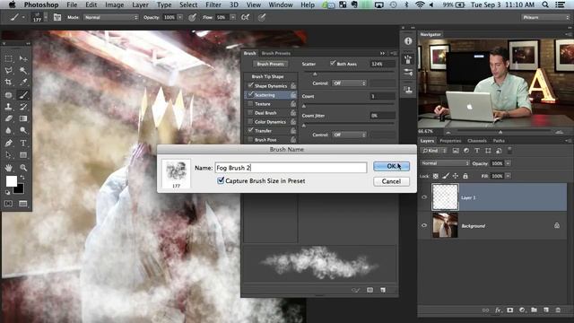 Creating a New Brush In Photoshop смотреть онлайн