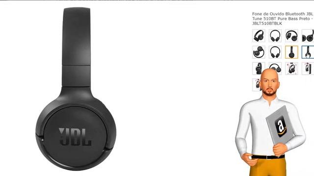 Fone de Ouvido Bluetooth JBL Tune 510BT Pure Bass Preto (Review) смотреть онлайн