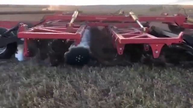 Работа Бороны дискочизельной БДЧ 8,3х4 РОСОМАХА производства БДТ-АГРО в Татарстане смотреть онлайн