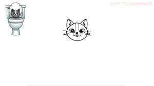 How To Draw Cat Skibidi Toilet | Easy Step By Step Drawing Tutorial