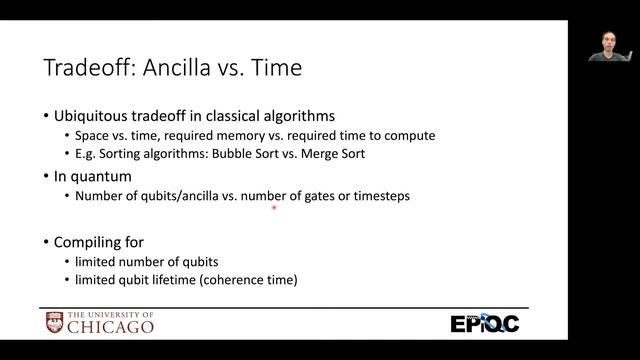 Lecture4b: Ancilla and Uncomputation | Quantum Computer Systems @ UChicago, Casey Duckering смотреть онлайн