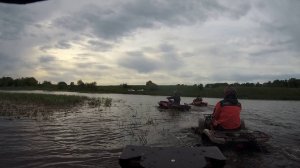 переплываем реку  Старица на квадриках