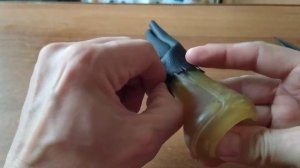 как перетянуть ручку кпп с внутренними швами в экокожу